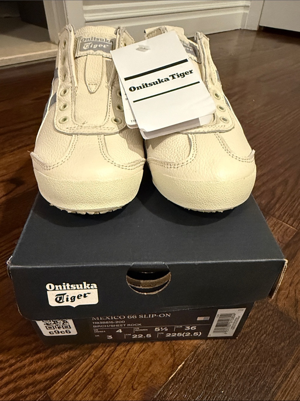 Onitsuka Tiger by Asics Kids Mexico 66 Slip-On Sneakers in Cream